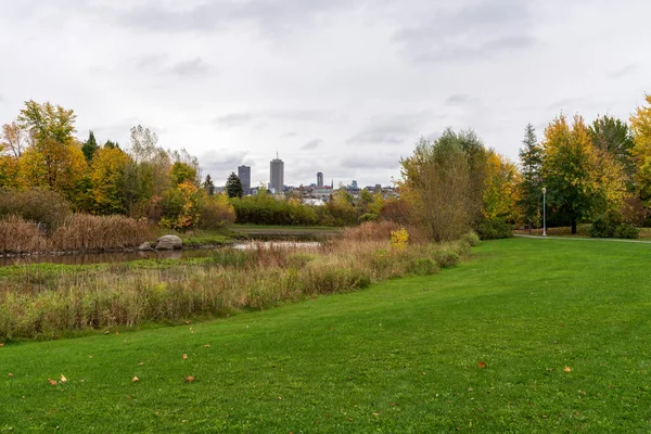 Cartier Brebeuf National Historic Site Autumn Quebec City Canada — Stock Photo, Image