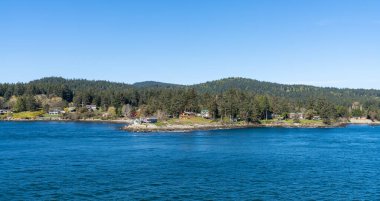 Güney Körfez Adaları, Gürcistan Boğazı. Panoramik görünüm.