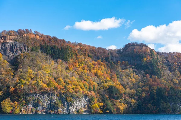 Güzel Sonbahar Yeşillik Manzara Manzaralar Sonbahar Muhteşem Renklerle Doludur Towada — Stok fotoğraf