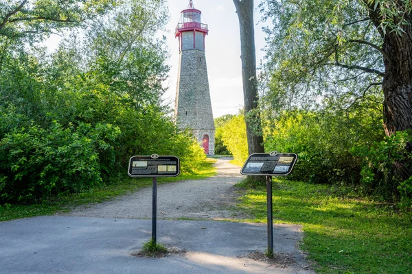 Toronto Ontario Kanada Juli 2021 Torontoöarna Gibraltar Point Lighthouse — Stockfoto