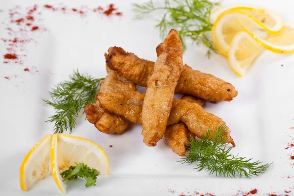 Peixe frito — Fotografia de Stock