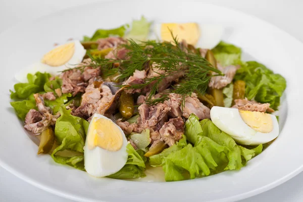 Salade met kabeljauw — Stockfoto