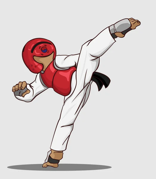 Taekwondo. Arte marcial — Vector de stock