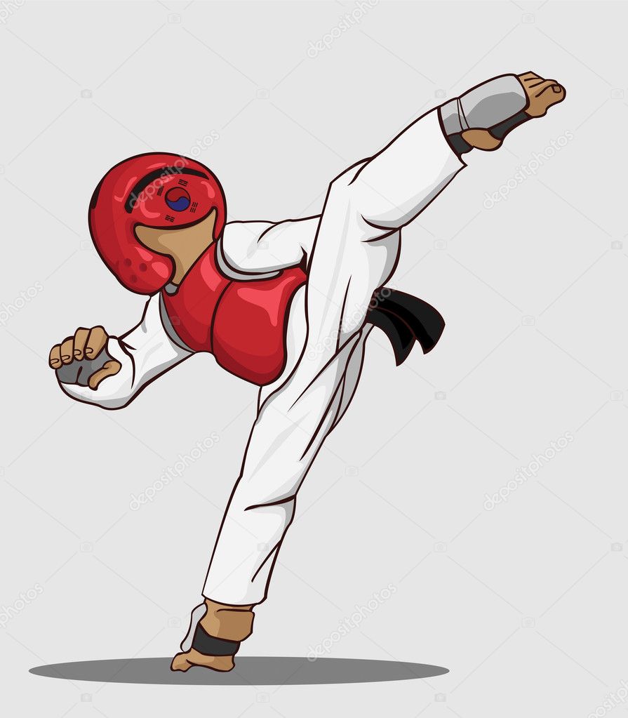 Taekwondo. Martial art Stock Vector Image by ©theyui #44541919
