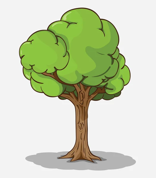 Vettore di alberi — Vettoriale Stock