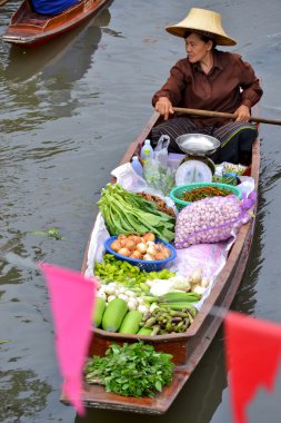 tha kha yüzen Pazar Tayland