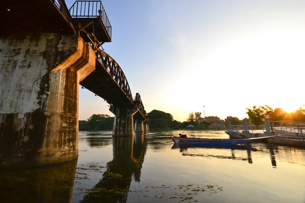 The Bridge of the River Kwai in thailand — Stock Photo, Image