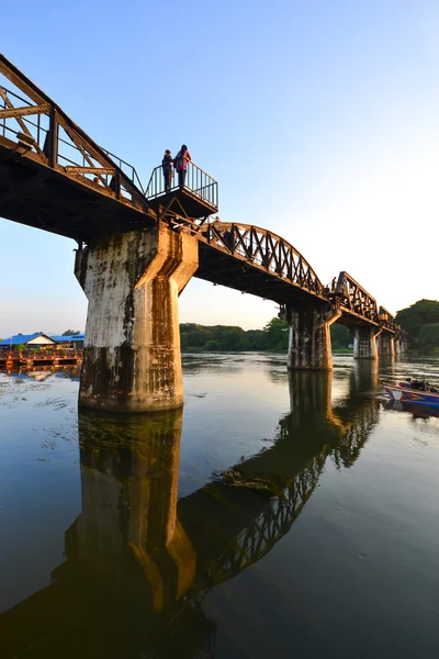 The Bridge of the River Kwai in thailand — Stock Photo, Image