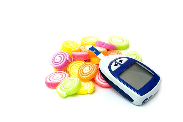 Diabetes mellitus com sobremesa — Fotografia de Stock