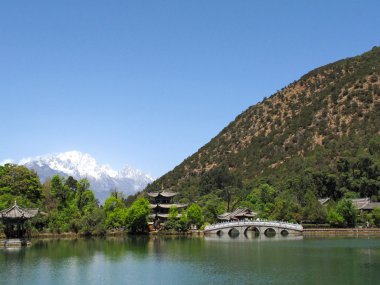 lijiang, Çin'de siyah Ejder Havuzu