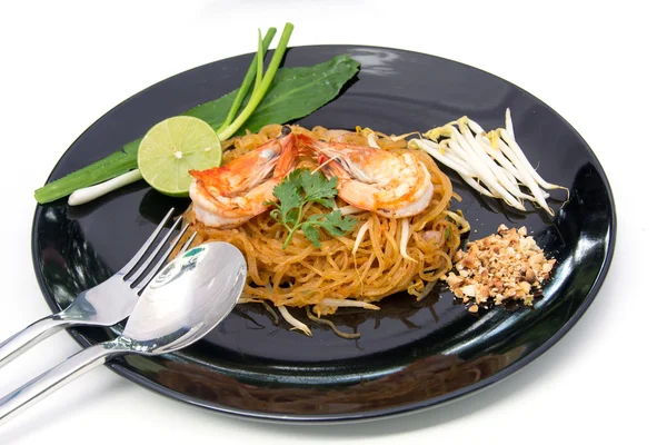 Thai stílusú tészta, helyi neve Pad Thai — Stock Fotó