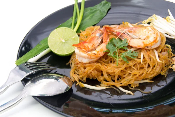 Thai stílusú tészta, helyi neve Pad Thai — Stock Fotó