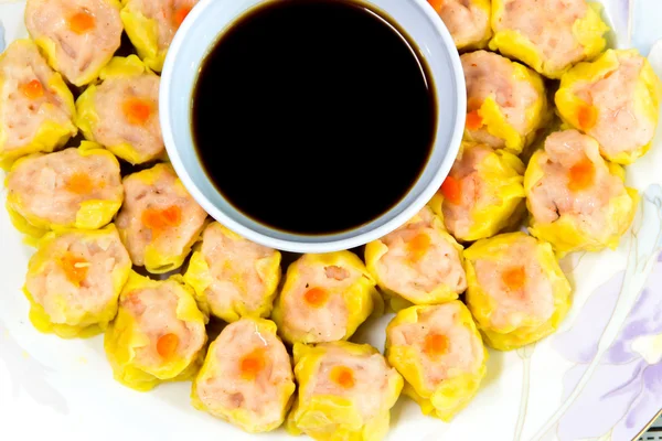 Çince buğulanmış hamur tatlısı — Stok fotoğraf