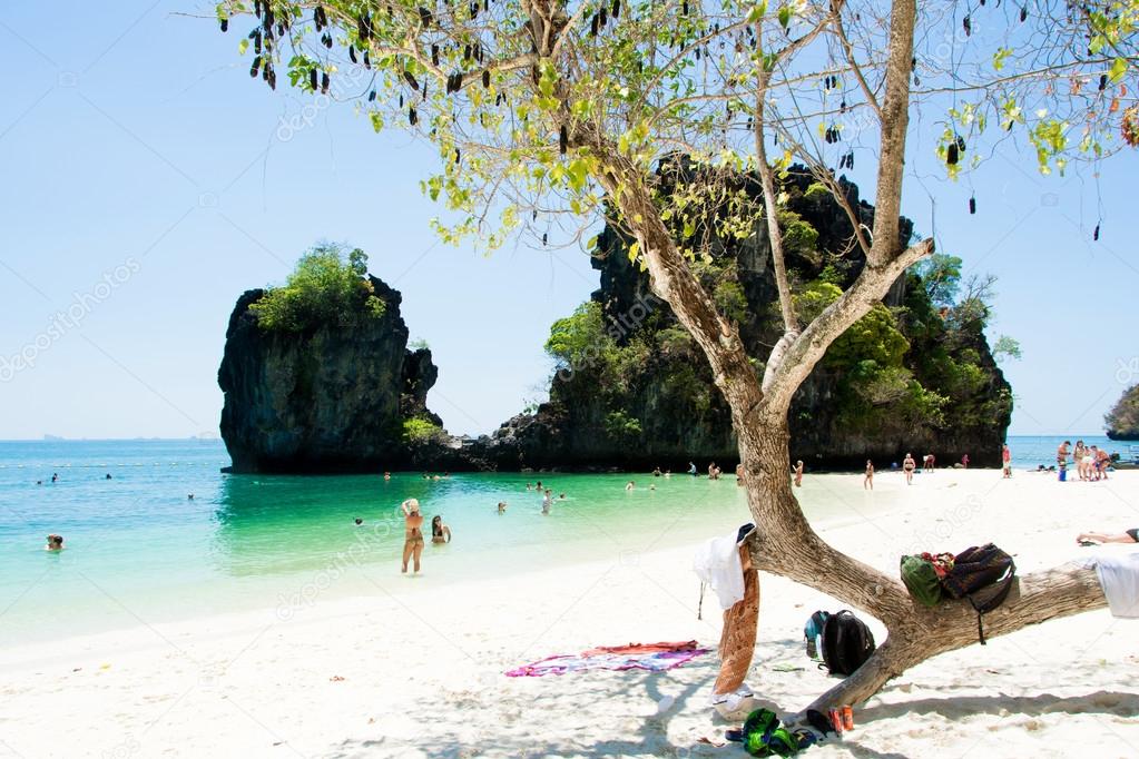 KRABI,THAILAND - March 7: Koh Hong island famous attractions.Tou