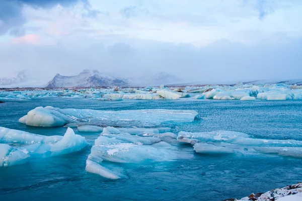冰岛冰山 — 图库照片