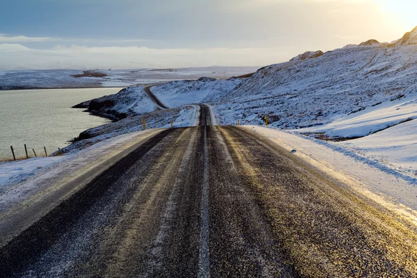 Yol İzlanda — Stok fotoğraf