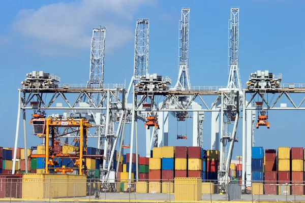 Containerterminal — Stockfoto