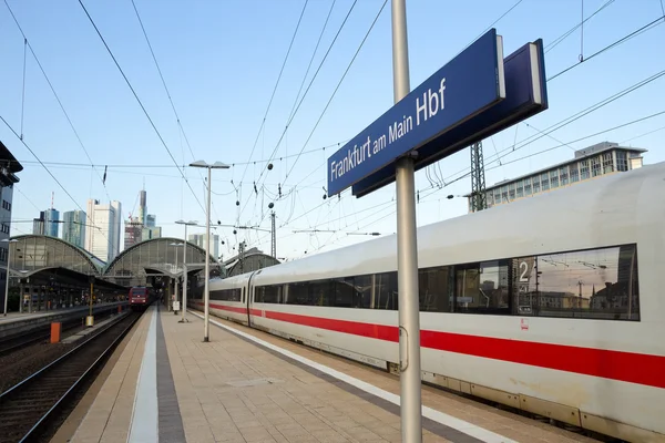 Bahnhof Frankfurt — Stockfoto