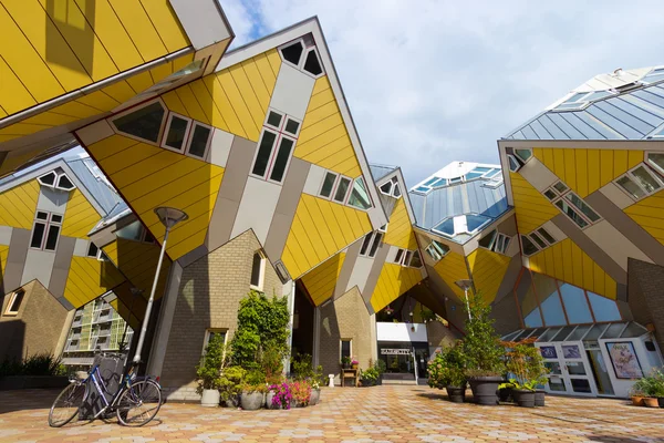 Casas de cubo de Roterdão — Fotografia de Stock