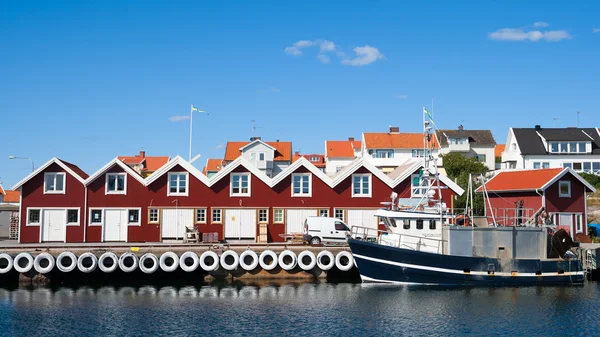 Swedish fishing town — Stock Photo, Image