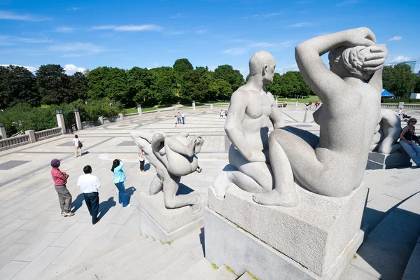 Vigeland park Oslo — Stok fotoğraf