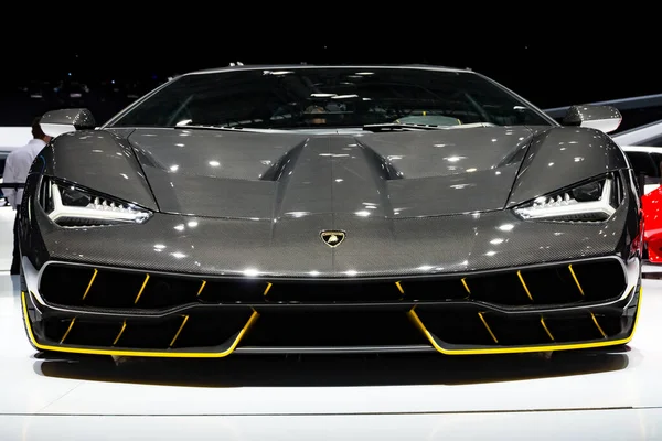 Lamborghini 770 Centenario Brota Coche Exhibido Salón Internacional Del Automóvil — Foto de Stock