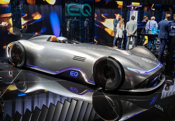 Mercedes Benz Concept Silver Arrow Electric Intelligence Car Showcased Paris — Stock Photo, Image