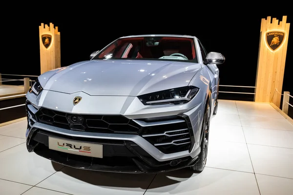 Lamborghini Urus Apresentou Autosalon 2020 Motor Show Bruxelas Bélgica Janeiro — Fotografia de Stock