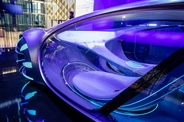 Mercedes Benz Vision Avtr Intuicyjny Inteligentny Samochód Koncepcyjny Czytający Myślach — Zdjęcie stockowe