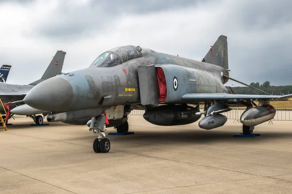 Hellenic Greek Air Force Phantom Fighter Jet Display Nato Geilenkirchen — Stock Photo, Image