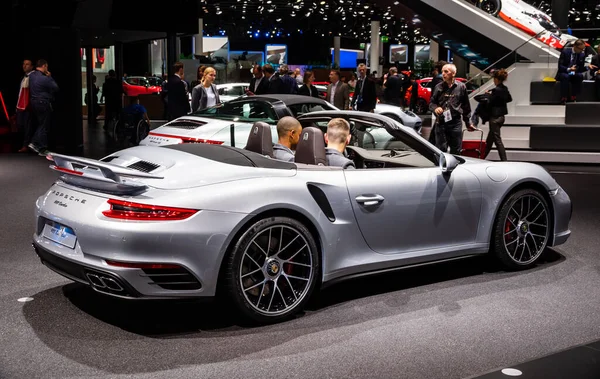 프랑크푸르트 Iaa 모터쇼 Frankfurt Iaa Motor Show 포르쉐 911 스포츠 — 스톡 사진