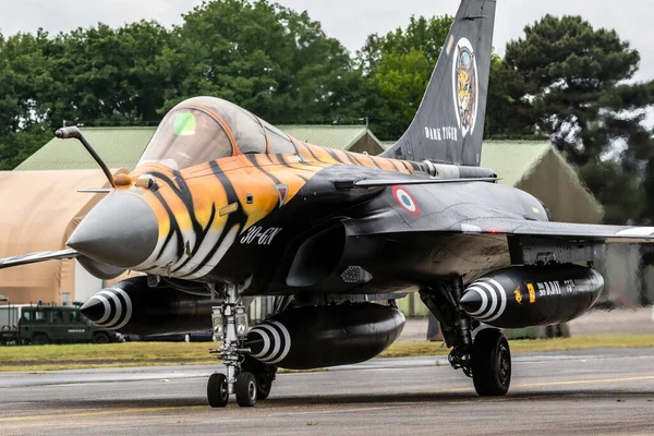 Special Painted French Air Force Dassault Rafale Fighter Jet Plane — Stock Photo, Image