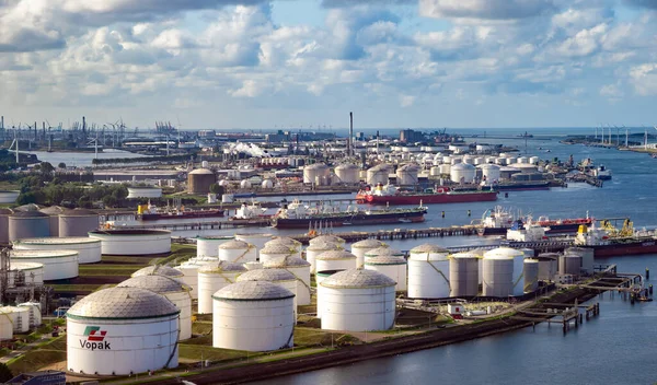 Luftaufnahme Des Terminals Maasvlakte Hafen Von Rotterdam Niederlande September 2019 — Stockfoto