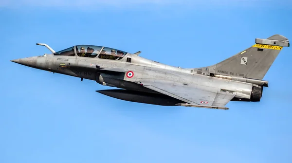 Força Aérea Francesa Dassault Rafele Voo Sobre Base Aérea Kleine — Fotografia de Stock