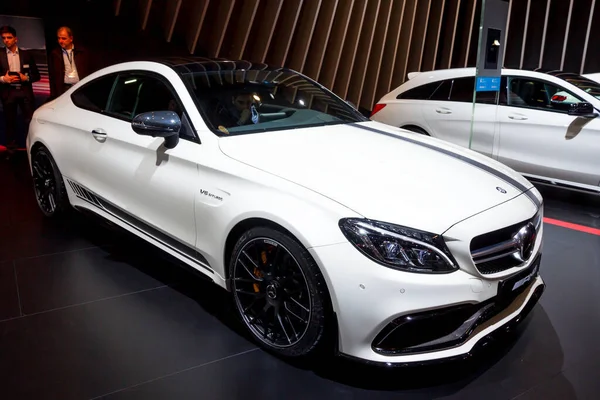 메르세데스 Amg 스포츠카 브뤼셀 엑스포 브뤼셀 2016 — 스톡 사진