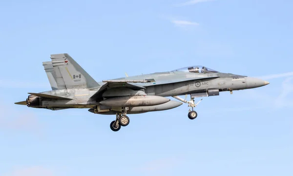 Royal Canadian Air Force Hornet Straaljager Uit Wing Cfb Bagotville — Stockfoto