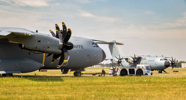 Duitse Luchtmacht Luftwaffe Airbus A400M Militair Transport Vliegtuig Wunstorf Airbase — Stockfoto