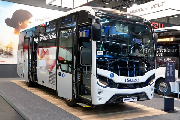 Isuzu Grand Toro Intercity Bus Zaprezentowany Hannover Iaa Transportation Motor — Zdjęcie stockowe