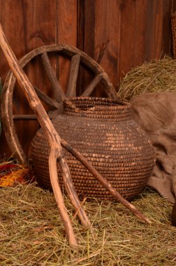 farklı kırsal şeyleri saman