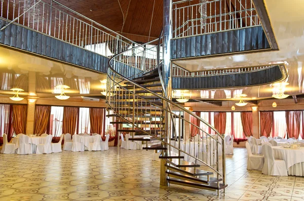 Banquet hall with stairs — Stock Photo, Image