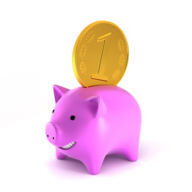 Piggybank büyük para ile