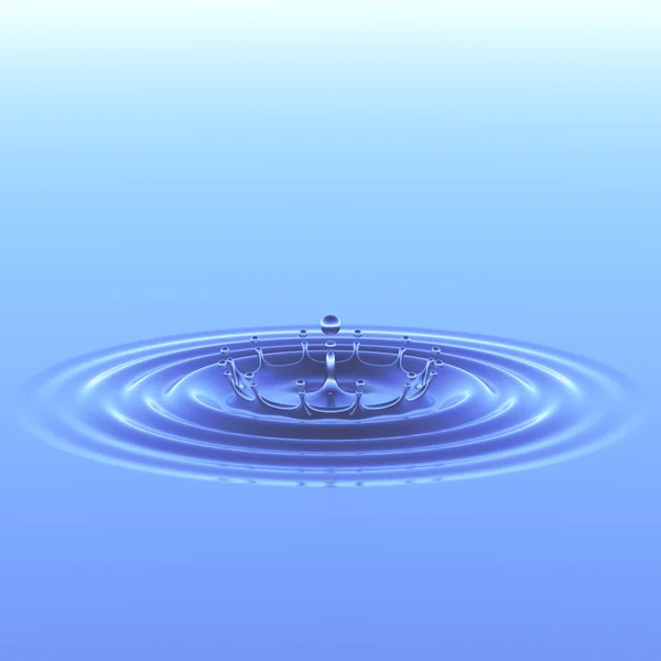 Salpicadura de agua estilizada — Foto de Stock