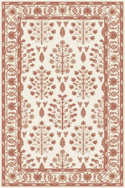 Halı ve Halı tasarımı sıkıntılı desen ve modern renklerle