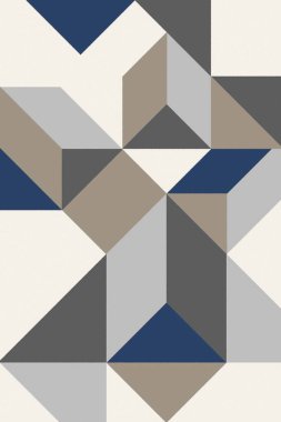 Halı ve Halı tasarımı sıkıntılı desen ve modern renklerle