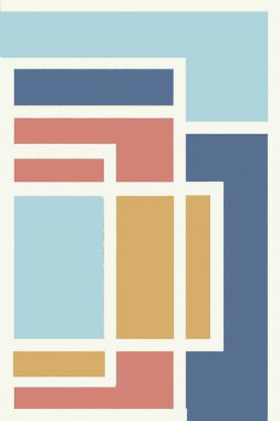 Halı ve Halı tasarımı sıkıntılı desen ve modern renklerle