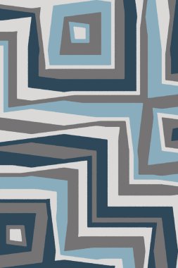 Halı ve Halı tasarımı sıkıntılı desen ve modern renklerle