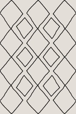 Halı ve Halı tasarımı sıkıntılı desen ve modern renklerle