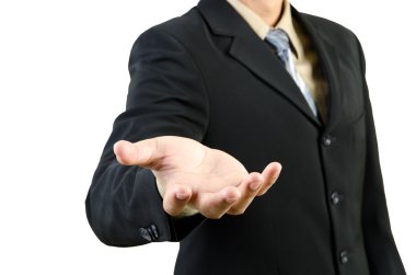işadamı eli boş tutan