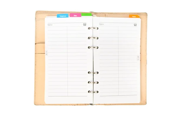 Cuaderno en blanco — Foto de Stock