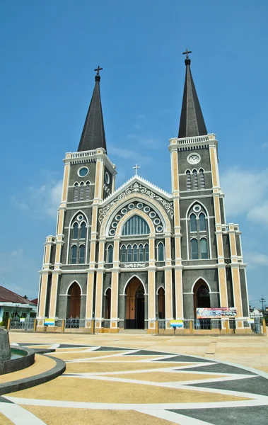 Katedrála Neposkvrněného početí Panny Marie chanthaburi — Stock fotografie